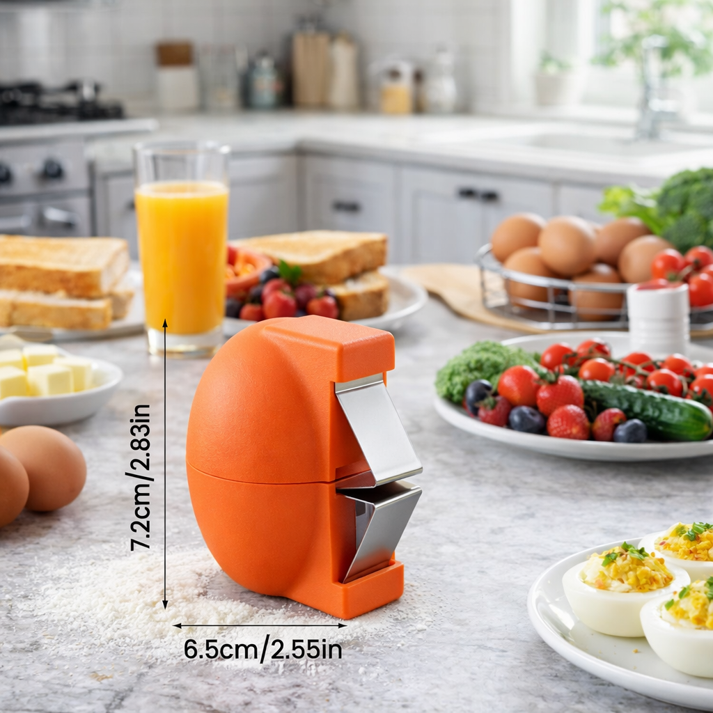 Beluvora® Stainless Steel Egg Cracker & Egg White Separator, Multifunctional Egg Opener Kitchen Tool for Baking, Cooking & Breakfast